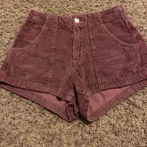 Pacsun Mom shorts Pink Corduroy